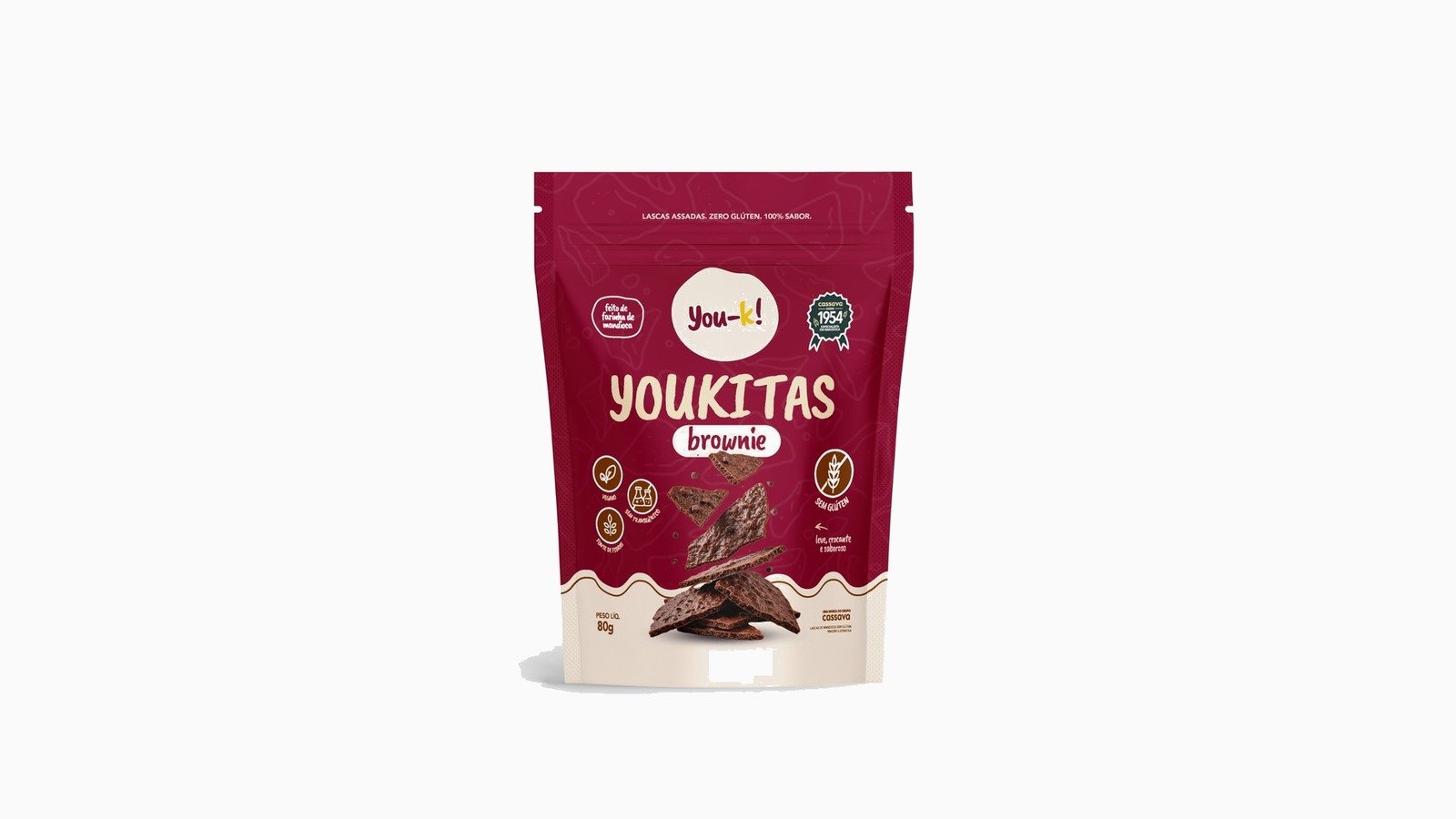 Biscoito Youkitas Brownie Sem Glúten