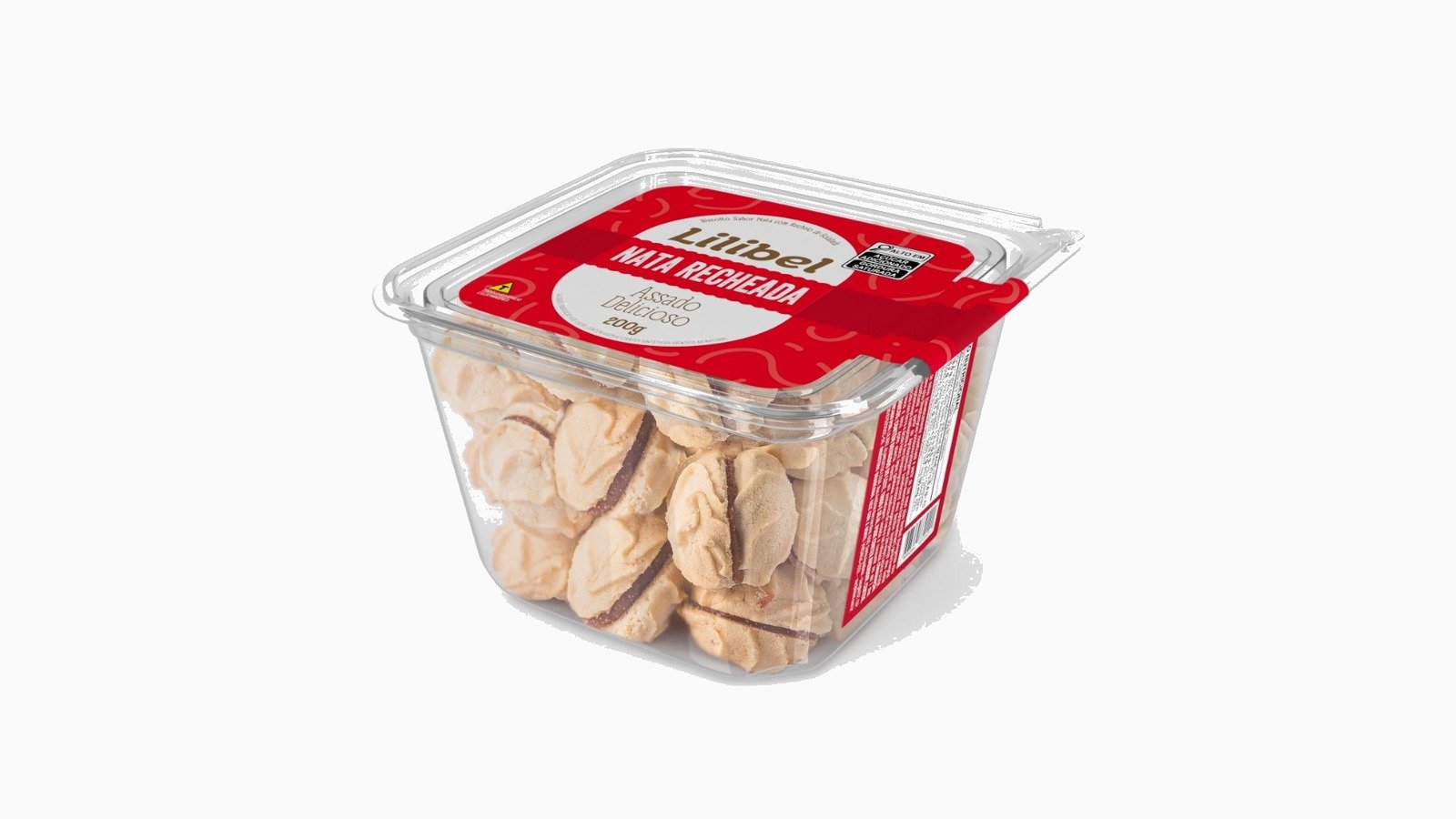 Biscoito No Pote Nata Recheada 200g