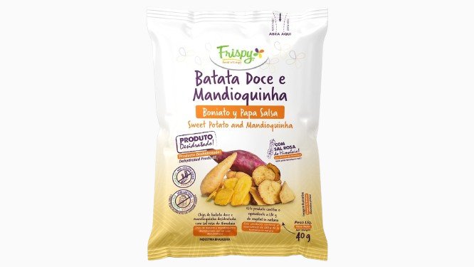 Chips Batata Doce Frispy Mandioquinha 40g
